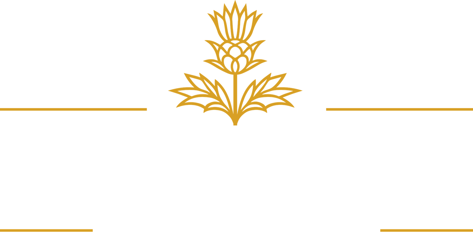 A golden thistle with the words Vista Point Lawn Care in white text below